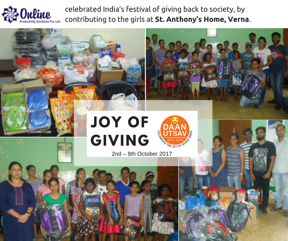 Celebrating the Joy of Giving Week